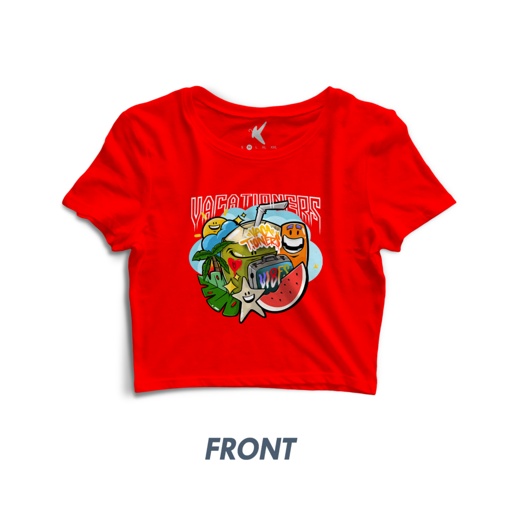 CropTop Mockup WebSite Red